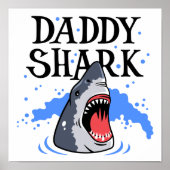 Daddy Shark - Great White Poster (Vorne)