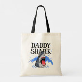 Daddy Shark - Great White Tragetasche (Rückseite)