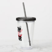 Daddy Shark hat Graphic getragen Acryltrinkbecher (Links)