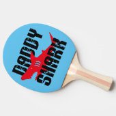 Daddy Shark hat Graphic getragen Tischtennis Schläger (Seitenansicht)