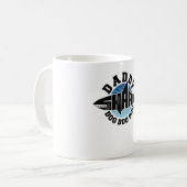 Daddy Shark Kaffeetasse (Vorderseite Links)