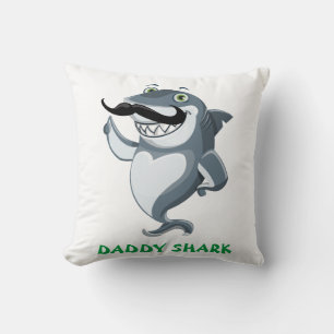 Daddy Shark Mommy Shark Kissen