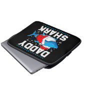 Daddy Shark Santa Vathers Day Laptopschutzhülle (Vorne Knopf)