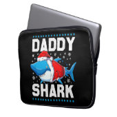 Daddy Shark Santa Vathers Day Laptopschutzhülle (Vorderseite Links)