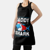 Daddy Shark Santa Vathers Day Schürze (InSitu)