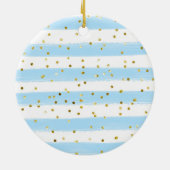 Daddy Shark - Schwangerschaftsankündigung für Dadd Keramik Ornament (Hinten)