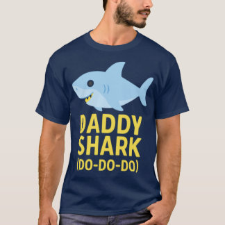 Daddy Shark Süßer Dad-Shark-Design Lustiger Vater  T-Shirt