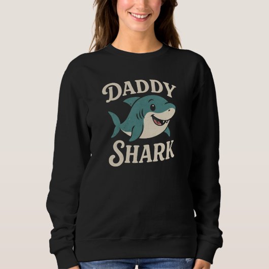 DADDY  SHARK SWEATSHIRT (Vorderseite)