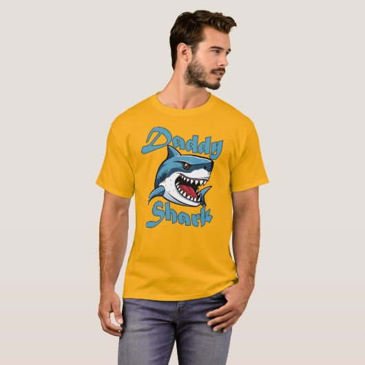 Daddy Shark T-Shirt (Vorne ganz)