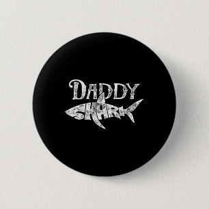 Daddy Shark T-Shirt Vatertagsgeschenke Familie pas Button