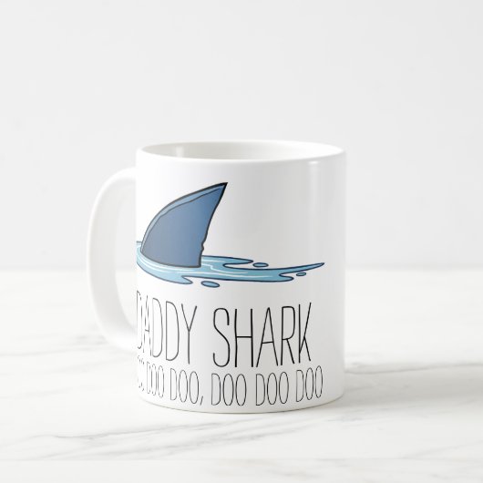 Daddy Shark Tasse (Vorderseite Links)