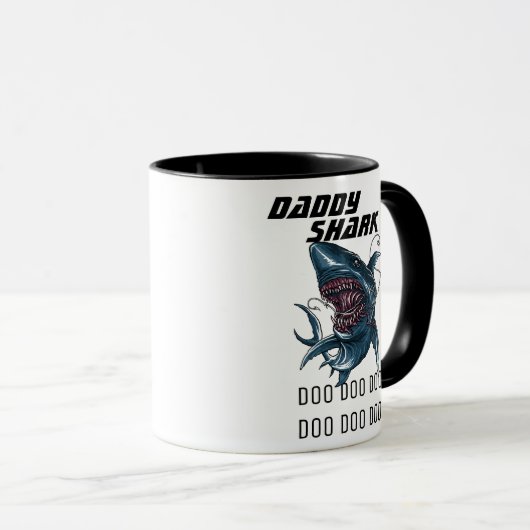 Daddy Shark Tasse (VorderseiteRechts)