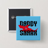 Daddy Shark Worn Graphic Button (Vorne & Hinten)
