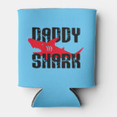 Daddy Shark Worn Graphic Dosenkühler (Vorderseite)