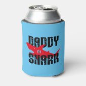 Daddy Shark Worn Graphic Dosenkühler (Kanne Rückseite)