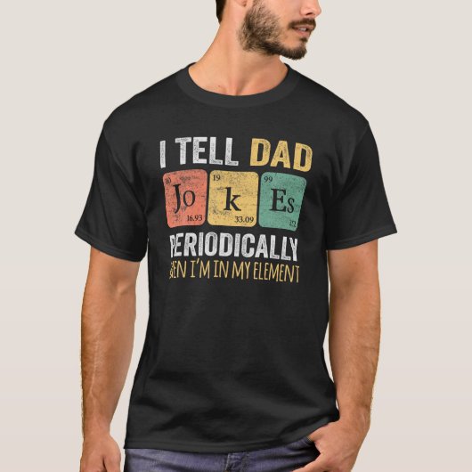 Daddy Shirt ich SAGE VATER JOKES REGELMÄSSIG Väter (Vorderseite)