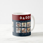 Daddy Sie sind einfach die beste FotoCollage Kaffeetasse (VorderseiteRechts)