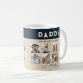 Daddy Sie sind einfach die beste FotoCollage Kaffeetasse (VorderseiteRechts)