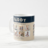 Daddy Sie sind einfach die beste FotoCollage Kaffeetasse (Vorderseite Links)