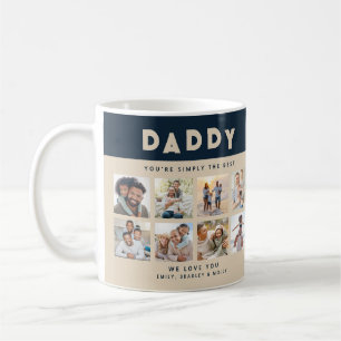 Daddy Sie sind einfach die beste FotoCollage Kaffeetasse