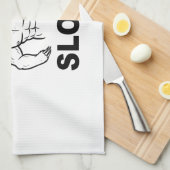 Daddy Sloth Geschirrtuch (Viertel Falte)