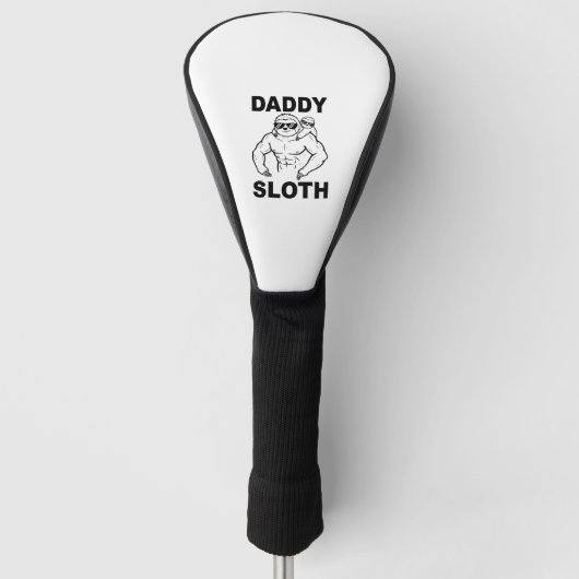 Daddy Sloth Golf Headcover (Vorderseite)