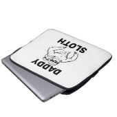 Daddy Sloth Laptopschutzhülle (Vorne Knopf)