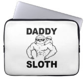 Daddy Sloth Laptopschutzhülle (Vorderseite)
