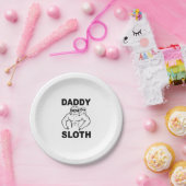 Daddy Sloth Pappteller (Party)