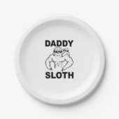 Daddy Sloth Pappteller (Vorderseite)