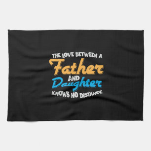 Daddy spendet die Liebe zwischen Vater und Tochter Geschirrtuch
