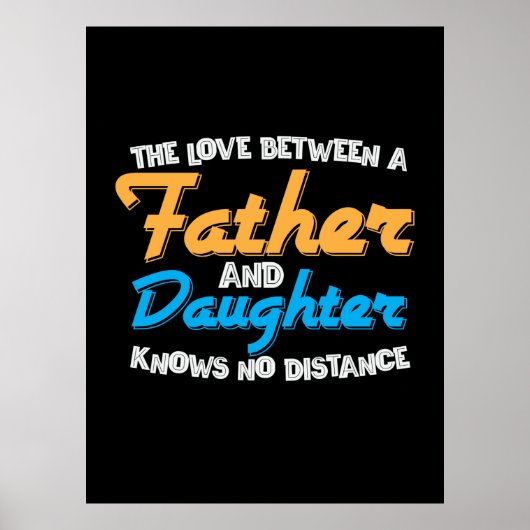 Daddy spendet die Liebe zwischen Vater und Tochter Poster (Vorne)