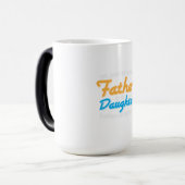 Daddy spendet die Liebe zwischen Vater und Tochter Verwandlungstasse (Vorderseite Links)