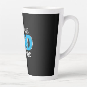 Daddy spendet diesen Vater am See Milchtasse