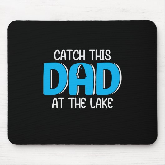 Daddy spendet diesen Vater am See Mousepad (Vorne)