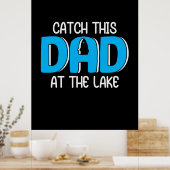 Daddy spendet diesen Vater am See Poster (Küche)