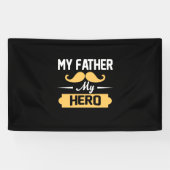 Daddy spendet meinem Vater meinen Helden Banner (Horizontal)