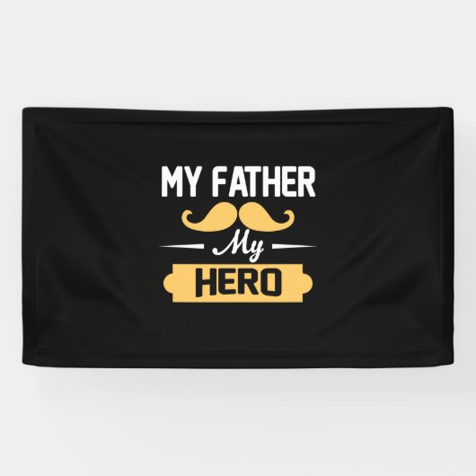 Daddy spendet meinem Vater meinen Helden Banner (Horizontal)