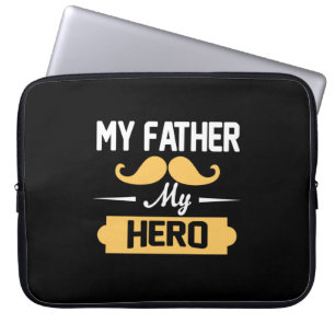 Daddy spendet meinem Vater meinen Helden Laptopschutzhülle