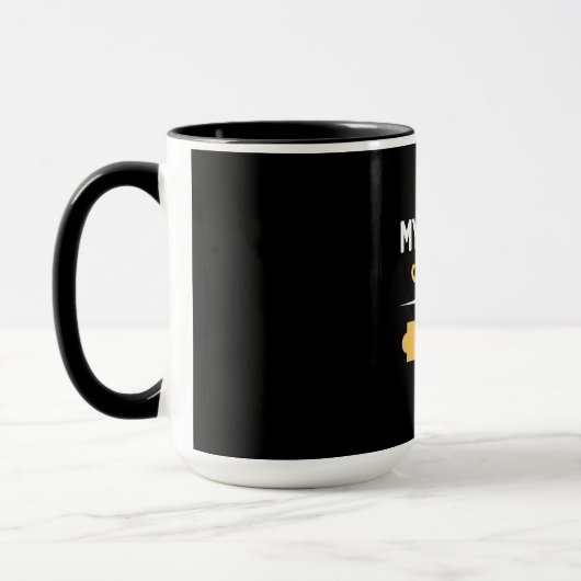Daddy spendet meinem Vater meinen Helden Tasse (Links)