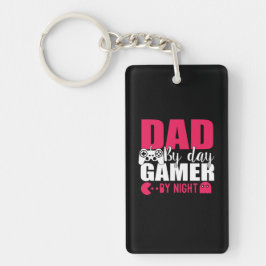 Daddy spendet Vater by Day Gamer by Night Schlüsselanhänger