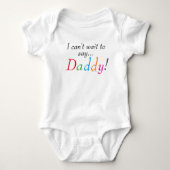Daddy Sprichwort Fun Säugling Shirt (Vorderseite)