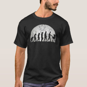 Daddy Stroller Evolution von einem Babytrageath T-Shirt