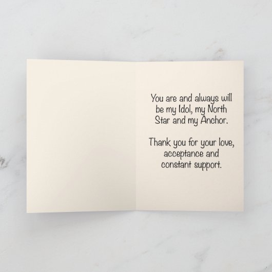 Daddy Super Star Feiertagskarte (Innenseite)