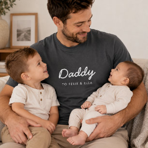 Daddy T-Shirt Benutzerdefiniertes Dad-Shirt Vate