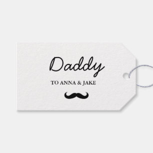 Daddy Tag des Neuen Vaters: Geschenk-Tag Geschenkanhänger