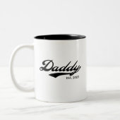 Daddy Tasse (Est Year) - maßgeschneiderte Wörter (Links)