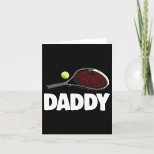 Daddy Tennis S Funny Women Tennis T-Shirts Badmin Karte