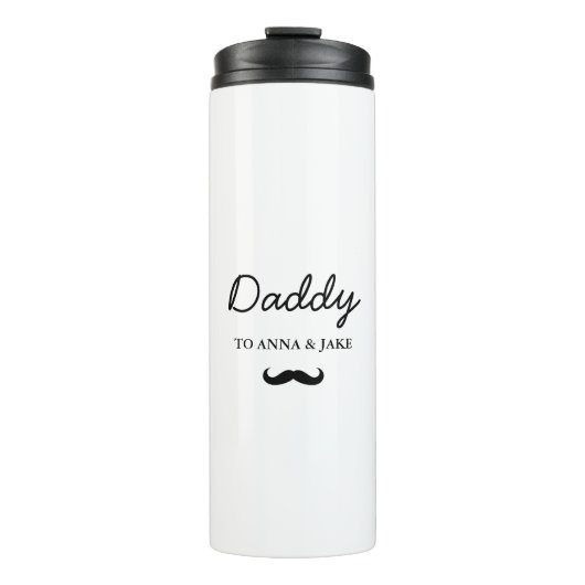 Daddy | Thermaltumbler des modernen Vaters Thermosbecher (Vorderseite)