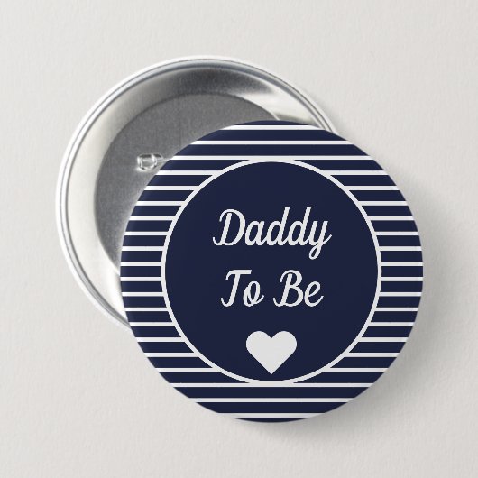 Daddy to be Baby Shooter Button (Vorne & Hinten)